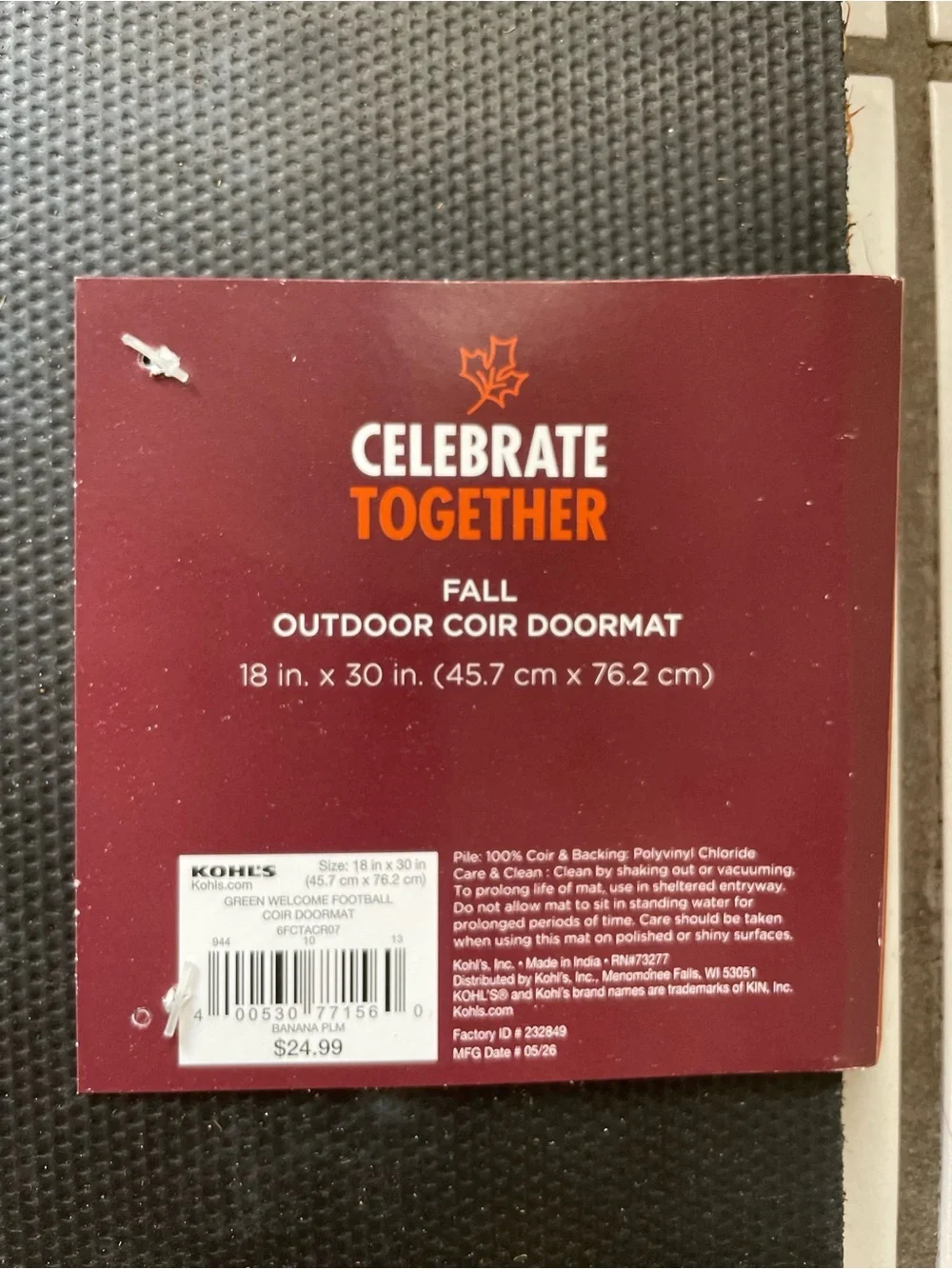 Celebrate Together green brown